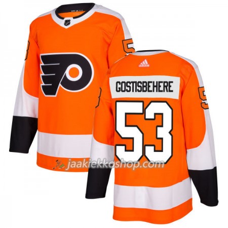 Miehille NHL Philadelphia Flyers Pelipaita Shayne Gostisbehere 53 Adidas 2017-2018 Oranssi Authentic